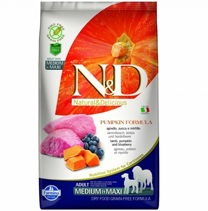 Picture of N&D Low Grain Adult Medium - Lamb, Blueberry and Pumpkin